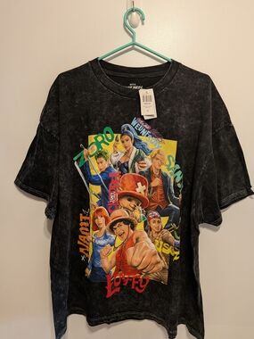 Netflix Black Kids Short-Sleeve Anime Crew Graphic Tee